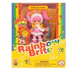 TLS Rainbow Brite Tickled Pink HOLIDAY 40th Anniversary Mini Figure New 2024